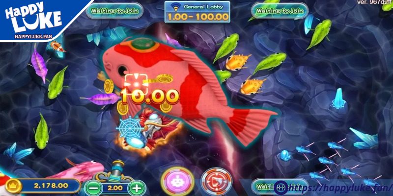 Fierce Fishing Happyluke - Bắn Cá Đỉnh Cao Dành Cho Bạn 2 Cách bắn và vũ khí đặc biệt khi tham gia